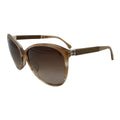 Chanel Sunglasses Quilted CC Logo Leather Brown Silver Eyewear