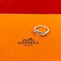 Hermes Chaine D'ancre Ring 925 Sterling Silver