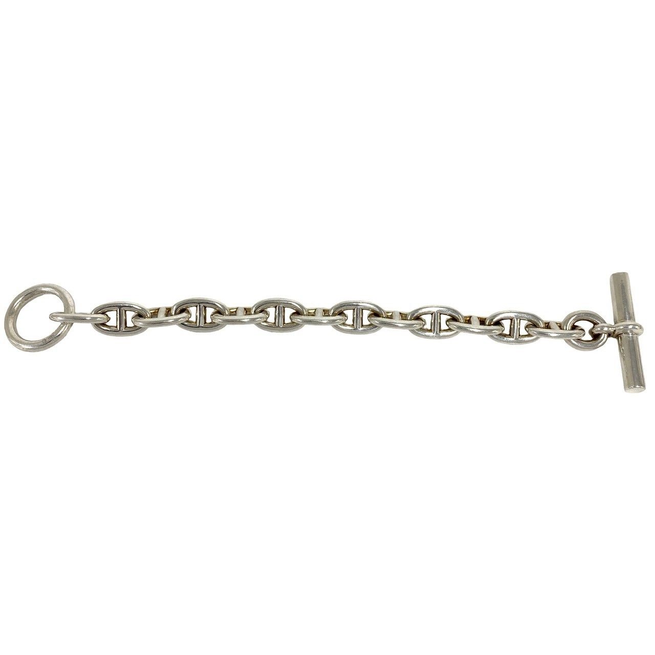Hermes Chaine D'ancre MM 13 Links Bracelet 925 Sterling Silver Chain — view 5