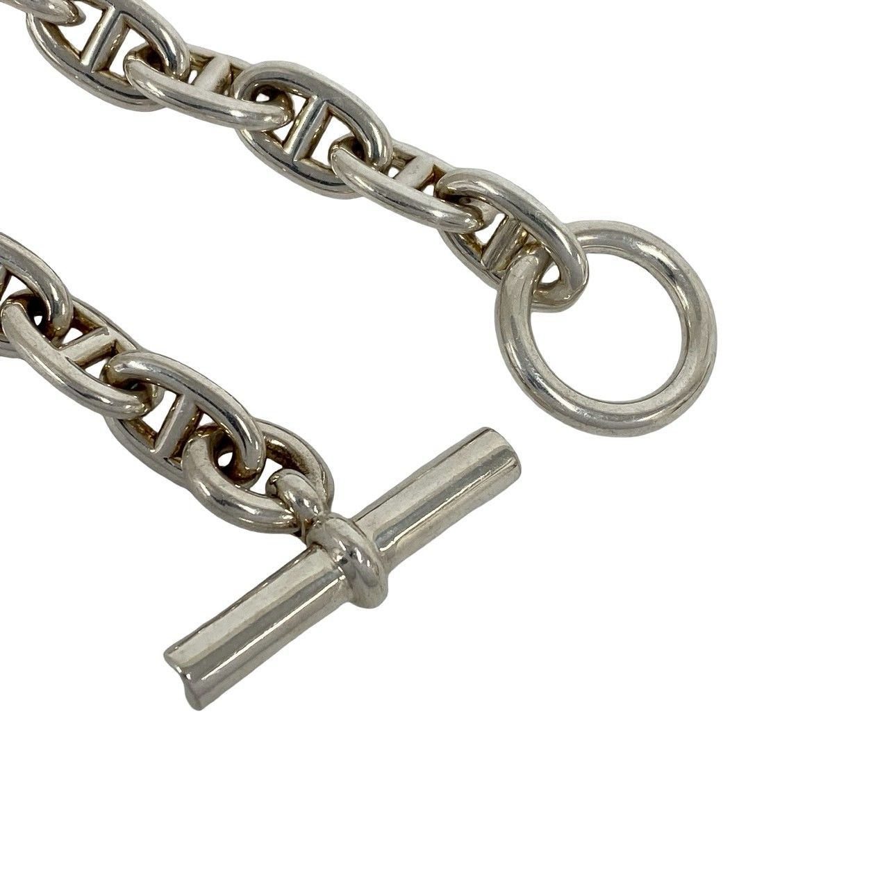 Hermes Chaine D'ancre MM 13 Links Bracelet 925 Sterling Silver Chain — view 4