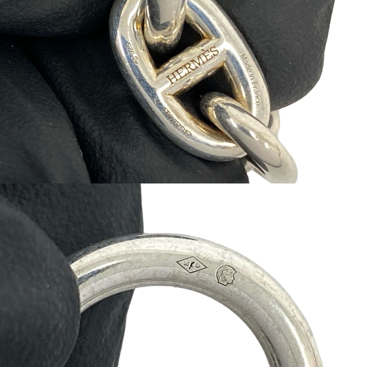 Hermes Chaine D'ancre MM 13 Links Bracelet 925 Sterling Silver Chain — view 3