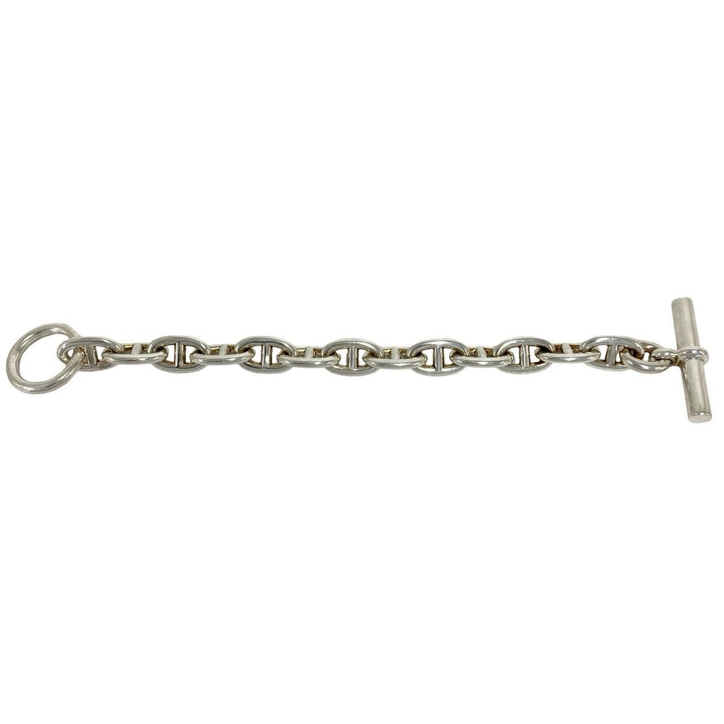 Hermes Chaine D'ancre MM 13 Links Bracelet 925 Sterling Silver Chain — view 6