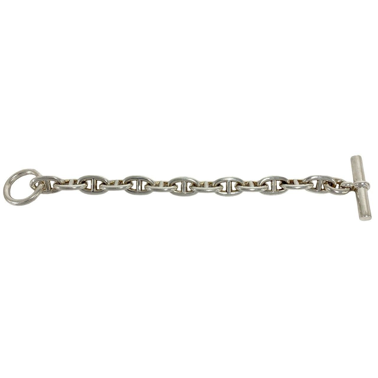 Hermes Chaine D'ancre MM 13 Links Bracelet 925 Sterling Silver Chain — view 6