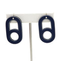 Hermes Earrings Variation Blue