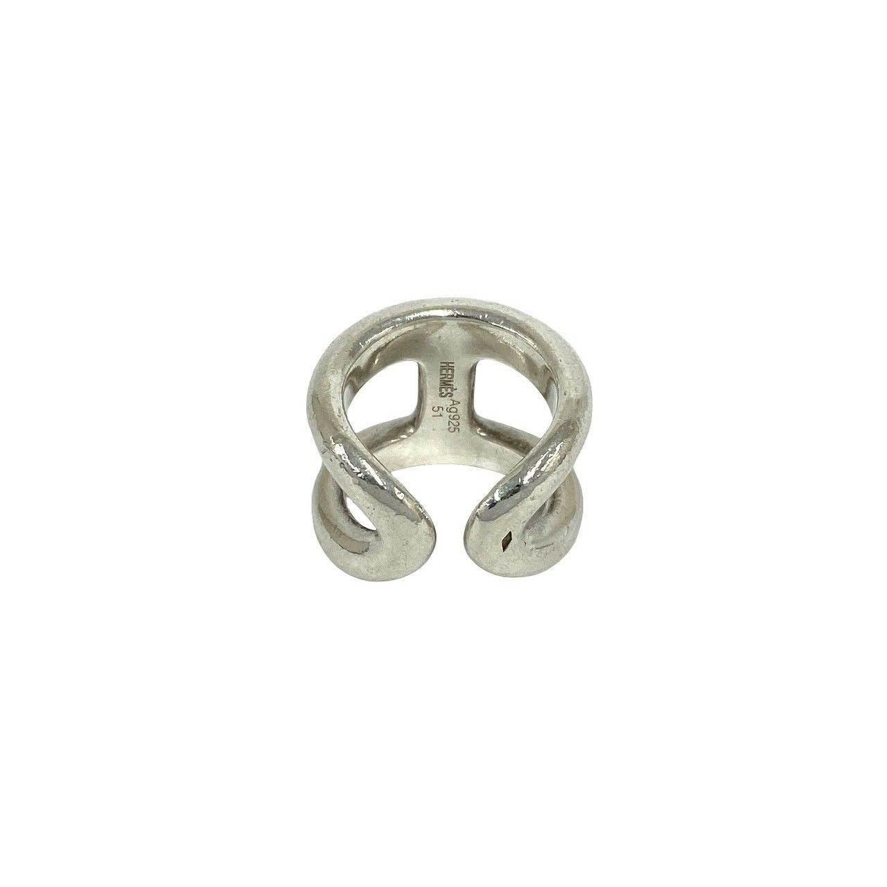 Hermes Osmose Ring 925 Sterling Silver — view 6