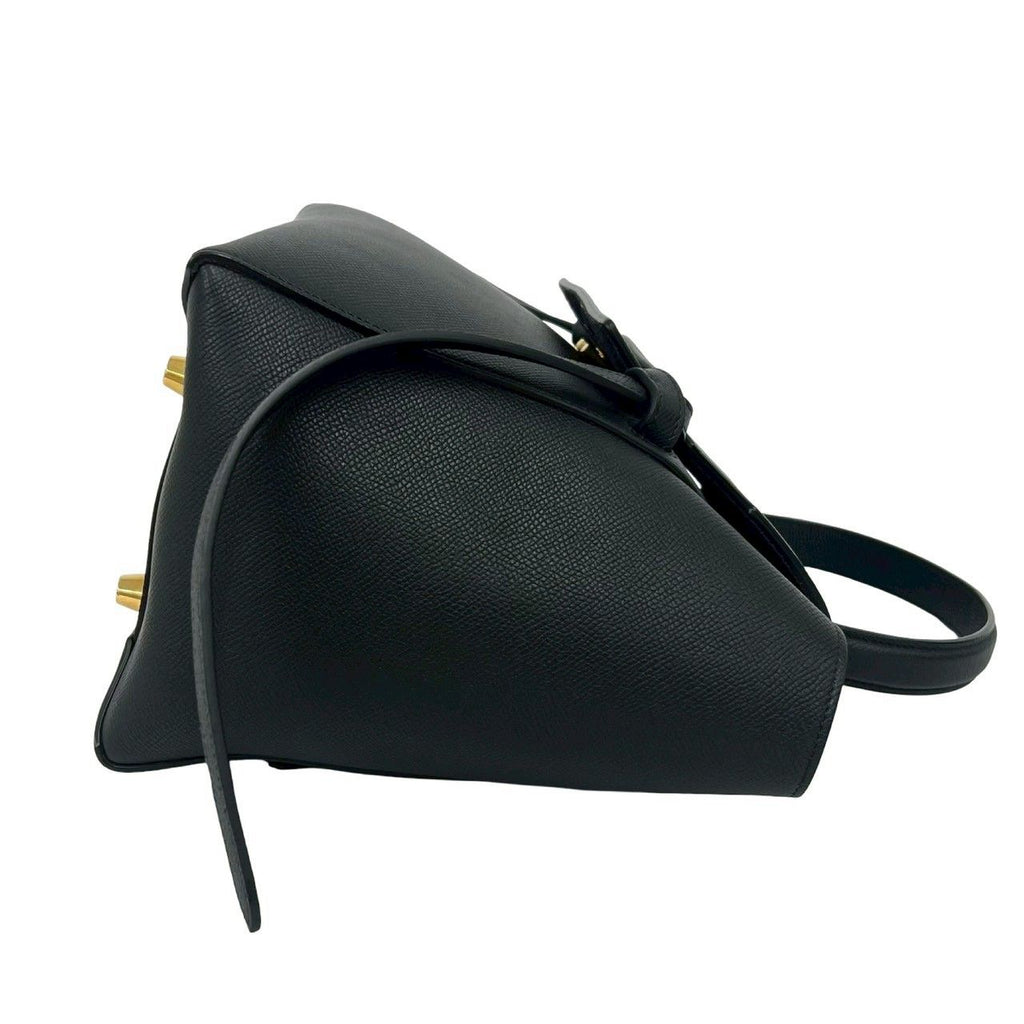 Celine Belt Bag Mini Leather 2-Way Black — view 6
