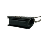 Chanel And Boy CC Logo Caviar Leather Shoulder Bag Black — view 8
