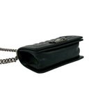 Chanel And Boy CC Logo Caviar Leather Shoulder Bag Black — view 7