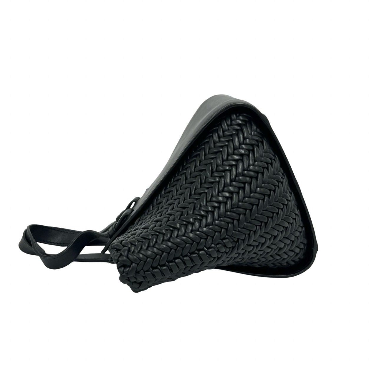 Loewe Hammock Compact Anagram Logo Leather 2-Way Shoulder Bag Navy — view 5