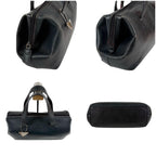 Prada Triangle Logo Key Ring Mini Boston Bag Top Handle — view 3