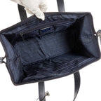 Prada Triangle Logo Key Ring Mini Boston Bag Top Handle — view 9