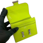 Hermes Constance Compact Veau Epsom Bifold Wallet Mini Kiwi — view 7