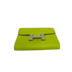 Hermes Constance Compact Veau Epsom Bifold Wallet Mini Kiwi — view 6