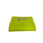 Hermes Constance Compact Veau Epsom Bifold Wallet Mini Kiwi — view 3