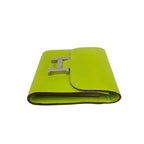 Hermes Constance Compact Veau Epsom Bifold Wallet Mini Kiwi — view 5