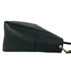 Celine Sangles Bucket Logo Leather Shoulder Bag Tote Black — view 6