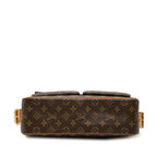Louis Vuitton Monogram Viva Cite GM Shoulder Bag Brown Leather