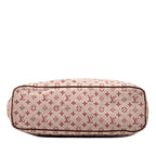 Louis Vuitton Monogram Mini Lucille GM Tote Bag Cerise Red Canvas Leather