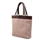 Louis Vuitton Monogram Mini Lucille GM Tote Bag Cerise Red Canvas Leather