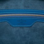 Louis Vuitton Epi Saint Jacques Shopping Tote Shoulder Bag Toledo Blue Leather