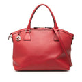 Gucci Interlocking Tote Shoulder Bag 2-Way Black Leather