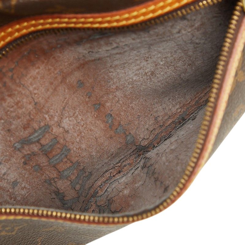 Louis Vuitton Monogram Marly Dragonne GM Clutch Brown Leather