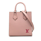 Louis Vuitton Epi Sac Plat BB 2-Way Shoulder Bag Rose Velours Pink Leather