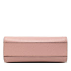Louis Vuitton Epi Sac Plat BB 2-Way Shoulder Bag Rose Velours Pink Leather