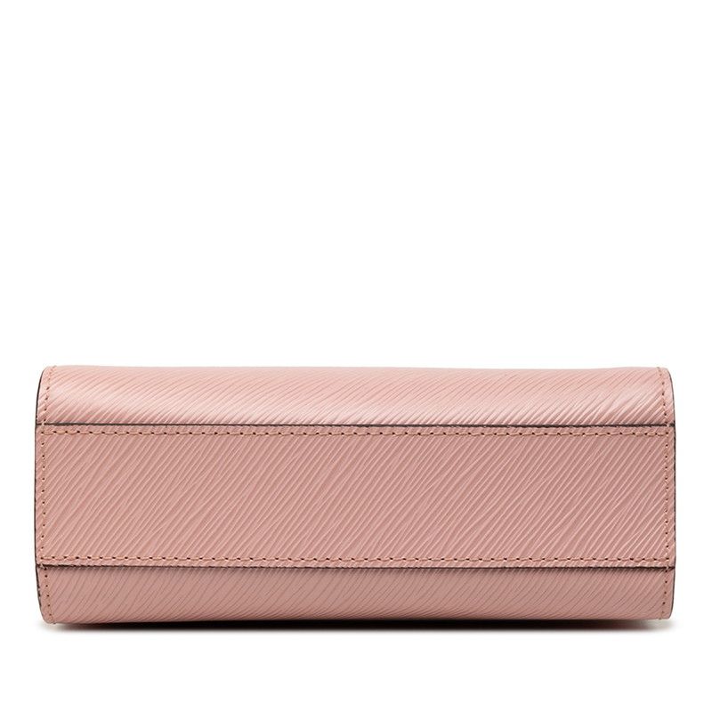 Louis Vuitton Epi Sac Plat BB 2-Way Shoulder Bag Rose Velours Pink Leather