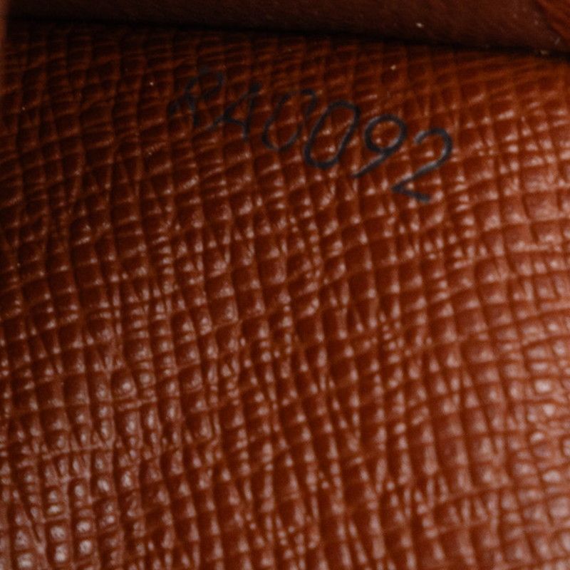 Louis Vuitton Monogram Porte-Monnaie Bifold Wallet Brown Leather