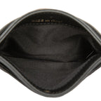 Chanel CC Logo Boy Card Case Black Lambskin