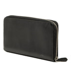 Prada Saffiano Travel Case Organizer Wallet Black Leather
