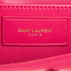 Saint Laurent Petit Cabas 2-Way Shoulder Bag Pink Leather