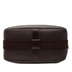 Louis Vuitton Taiga Reporter PM Crossbody Shoulder Bag Acajou Wine Red Leather