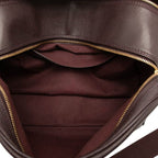 Louis Vuitton Taiga Reporter PM Crossbody Shoulder Bag Acajou Wine Red Leather