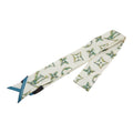 Louis Vuitton Bandeau BB Monogram Flower Twilly Scarf White Silk