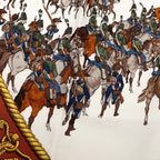 Hermes Carre 90 Marine Et Cavalerie Sea and Cavalry Scarf Brown Multicolor Silk
