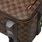 Louis Vuitton Damier Pegase 55 Travel Bag Suitcase Brown Leather