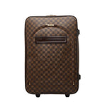 Louis Vuitton Damier Pegase 55 Travel Bag Suitcase Brown Leather