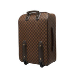 Louis Vuitton Damier Pegase 55 Travel Bag Suitcase Brown Leather