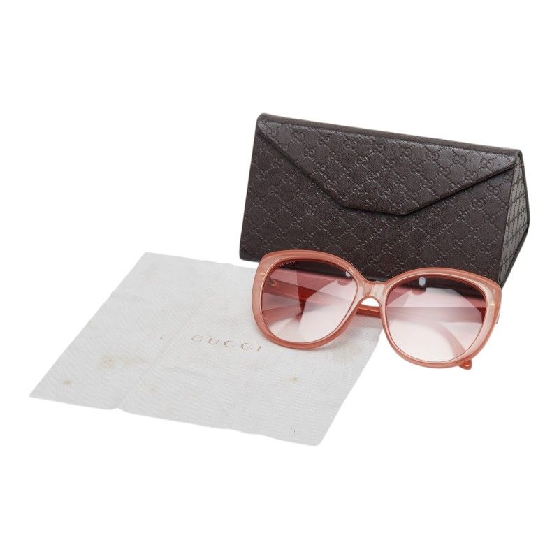 Gucci Sunglasses Pink Acetate Eyewear