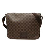 Louis Vuitton Damier Ebene Brooklyn GM Crossbody Shoulder Bag Brown Leather