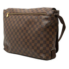 Louis Vuitton Damier Ebene Brooklyn GM Crossbody Shoulder Bag Brown Leather
