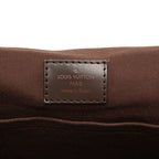 Louis Vuitton Damier Ebene Brooklyn GM Crossbody Shoulder Bag Brown Leather
