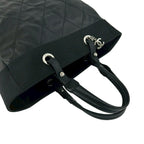Chanel Paris Biarritz MM Leather Tote Black — view 4
