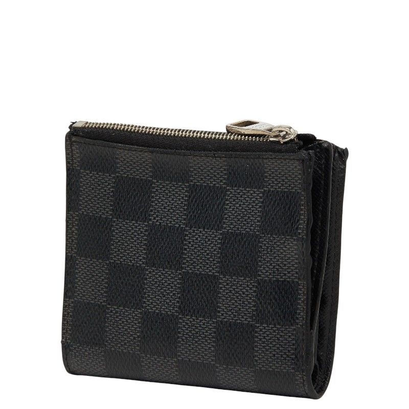 Louis Vuitton Damier Graphite Portefeuille Smart Bifold Wallet Black Gray