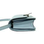 Celine Classic Box Small Leather Mini Shoulder Bag Pochette Crossbody Light Blue
