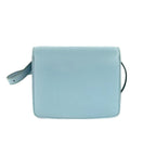 Celine Classic Box Small Leather Mini Shoulder Bag Pochette Crossbody Light Blue