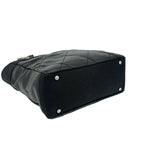 Chanel Card with No 19 Paris Biarritz PM Leather Tote Shoulder Bag Black — view 7