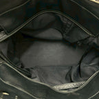 Chanel Card with No 19 Paris Biarritz PM Leather Tote Shoulder Bag Black — view 9